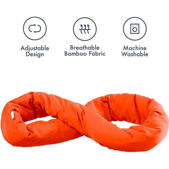 Infinity Pillow - Home Travel Soft Neck Scarf Support Sleep NWT - Picture 4 of 6